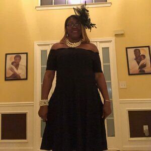 Vintage dress and hat